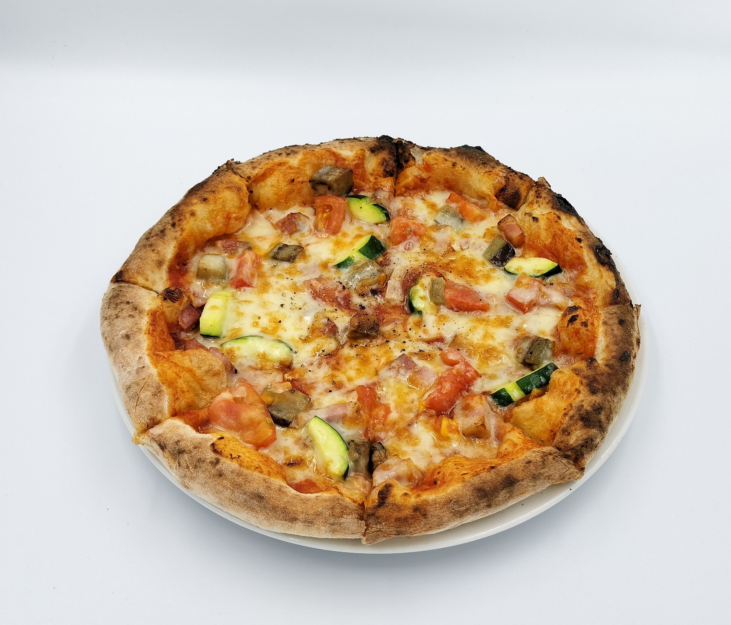 季節野菜のピザ